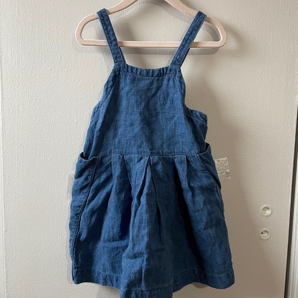 Soor Ploom Dresses Soor Ploom Cleo Pinafore Dress In Soft Washed
